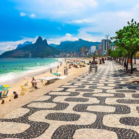 Ipanema Posto8 Com 1Quarto E 1Mesanino Flat40M2 Rua Hotel Fasano Rio de Janeiro Bagian luar foto